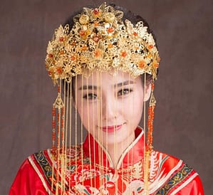 تاج عروسی چینی