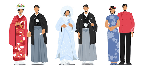 انواع لباس یا کیمونوی عروسی در ژاپن کافه آسیا