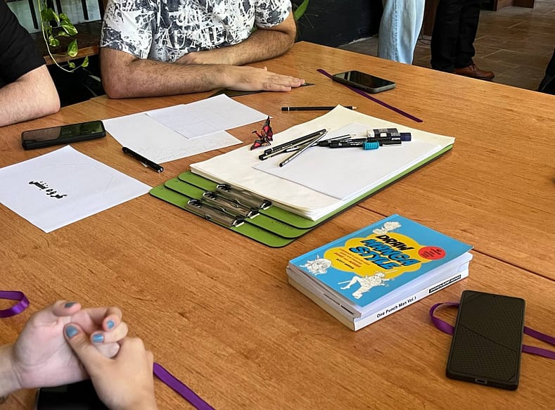 طراحی مانگا در تهران کافه آسیا ژاپن